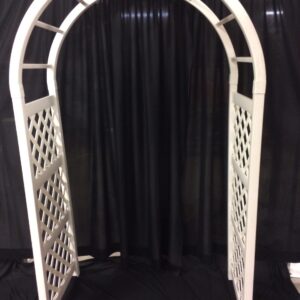 Arch, white vinyl