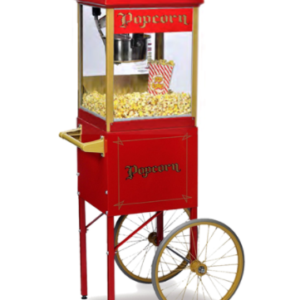 Popcorn Machine with Cart and 6oz Kettle