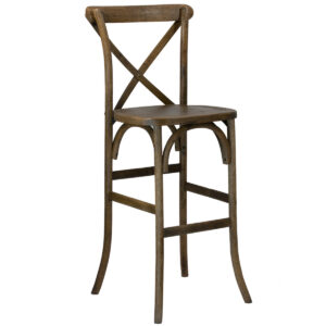 Rustic Crossback Barstool