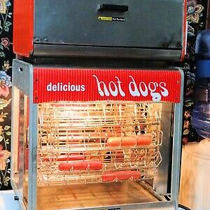 Hot Dog Broiler with Bun Warmer