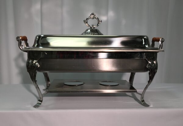 Chafing Dish 8qt. Shiny Chicago Rect.