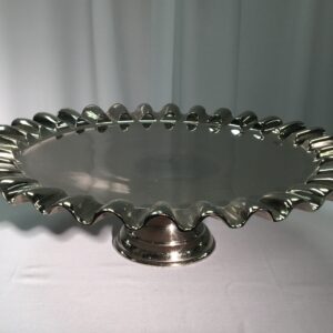 Round Ruffled Cake Stand