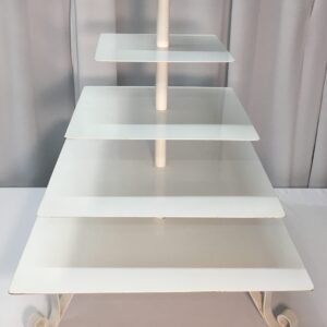 White Square Cupcake Stand