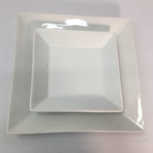 Square White Plate