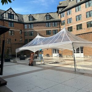 20' x 40' Clear Top High Peak Frame