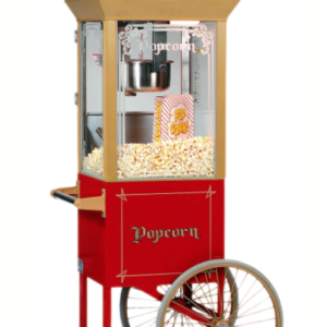 Antique style Popcorn Machine w/Cart and 6oz Kettle